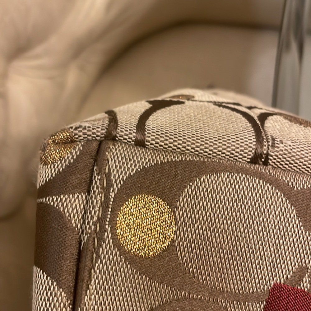 Coach Gold and Brown Tote Bag - Picture 16 of 16